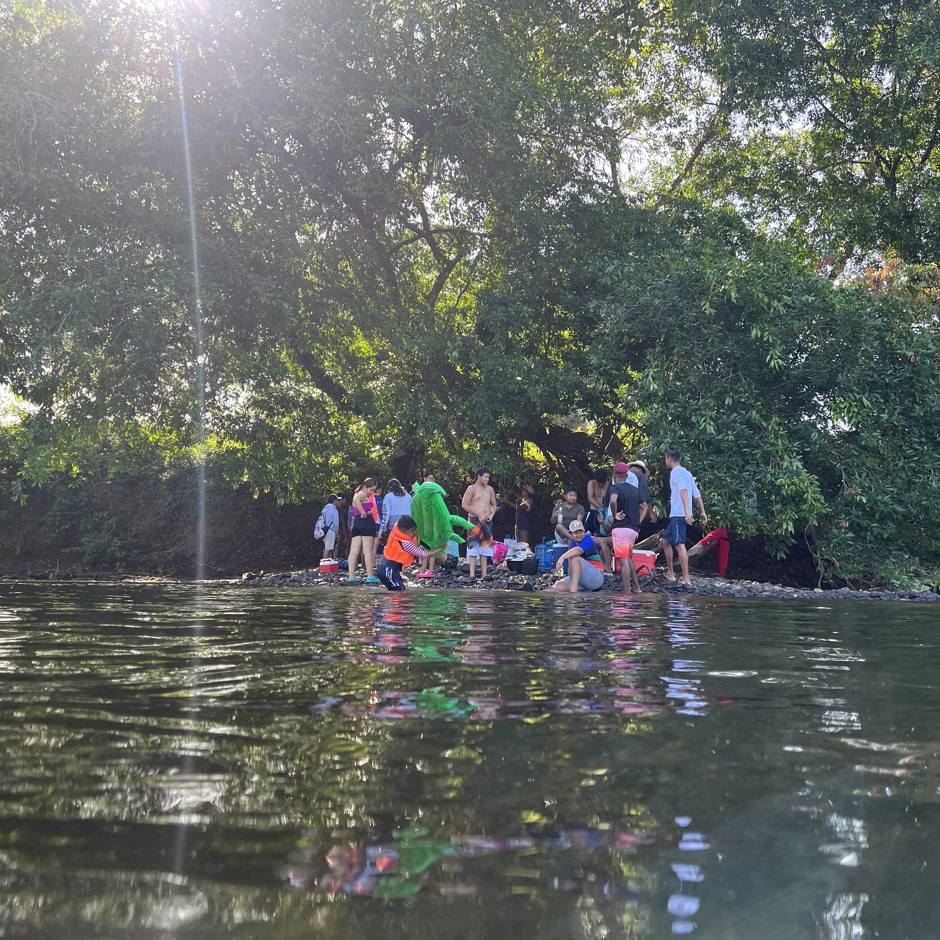 Naar de rivier San Pablo